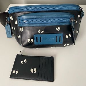 DISNEY X COACH limited edition belt bag and matching card holder